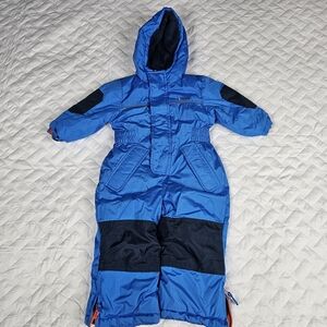 Extreme Outfitters Snowsuit With Hood Kids 18 Months Unisex Blue & Orange